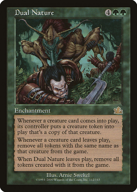 Dual Nature\nProphecy\nSingle\nMagic The Gathering