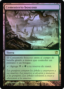 Woodland Cemetery
Innistrad (Foil) - Spanish
Single
Magic The Gathering