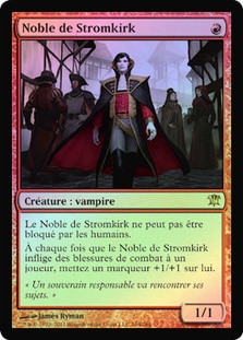 Stromkirk Noble
Innistrad (Foil) - French
Single
Magic The Gathering