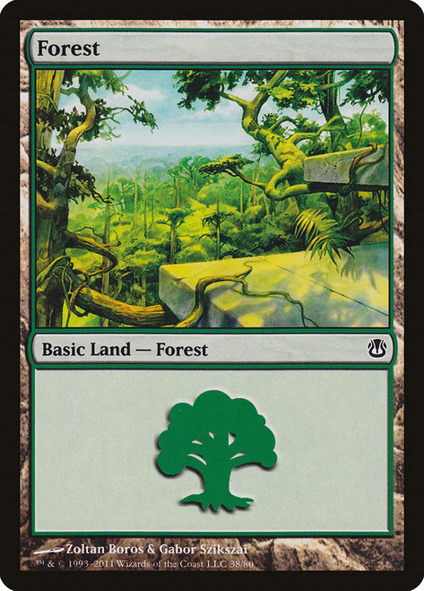 Forest (#38)\nDuel Decks: Ajani vs. Nicol Bolas\nSingle\nMagic The Gathering