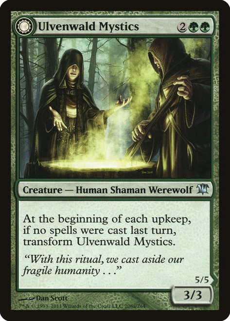 Ulvenwald Mystics // Ulvenwald Primordials\nInnistrad\nSingle\nMagic The Gathering