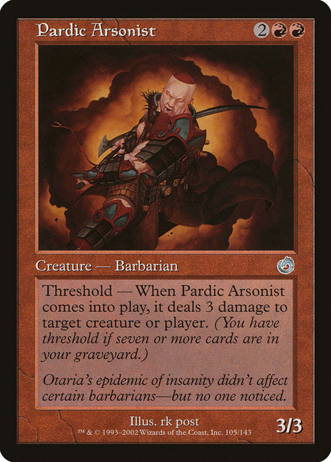 Pardic Arsonist\nTorment\nSingle\nMagic The Gathering