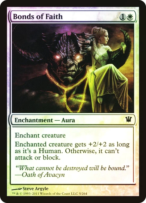 Bonds of Faith\nInnistrad\nSingle\nMagic The Gathering