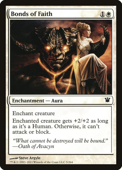 Bonds of Faith\nInnistrad\nSingle\nMagic The Gathering