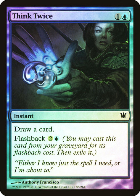 Think Twice\nInnistrad\nSingle\nMagic The Gathering