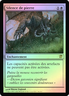 Stony Silence
Innistrad (Foil) - French
Single
Magic The Gathering