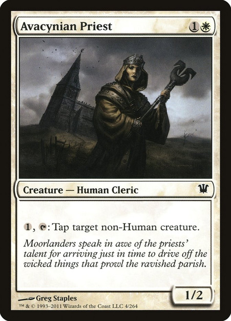 Avacynian Priest\nInnistrad\nSingle\nMagic The Gathering