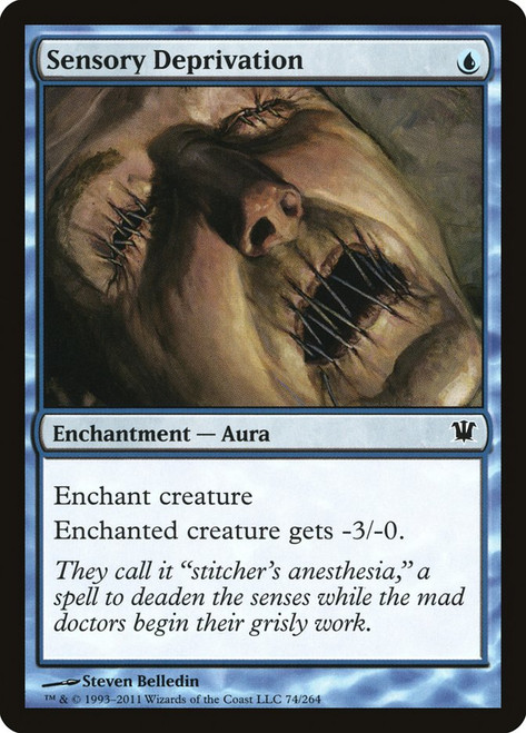 Sensory Deprivation\nInnistrad\nSingle\nMagic The Gathering