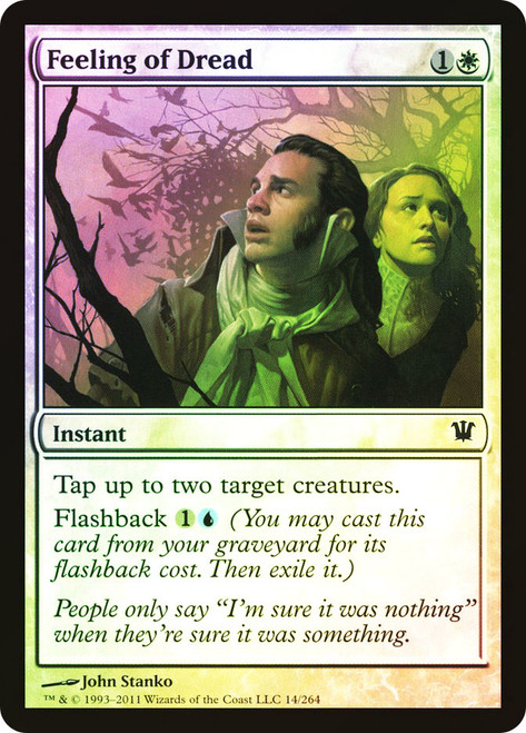 Feeling of Dread\nInnistrad\nSingle\nMagic The Gathering