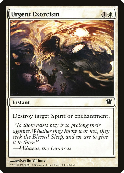 Urgent Exorcism\nInnistrad\nSingle\nMagic The Gathering