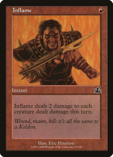 Inflame\nProphecy\nSingle\nMagic The Gathering