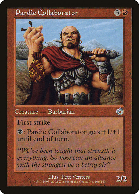 Pardic Collaborator\nTorment\nSingle\nMagic The Gathering