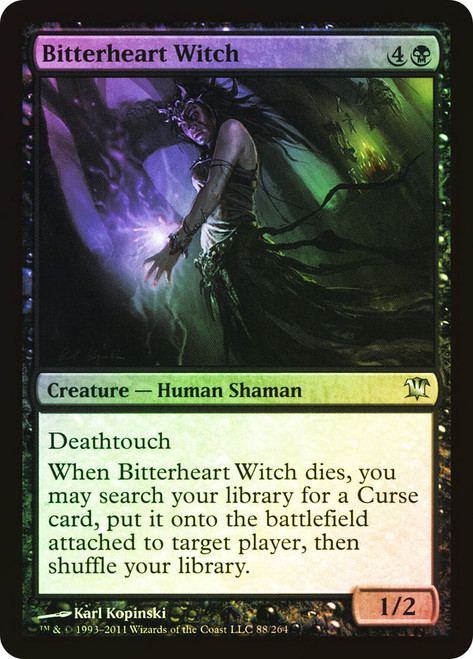 Bitterheart Witch\nInnistrad\nSingle\nMagic The Gathering