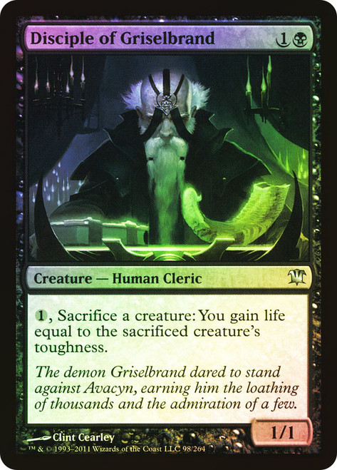 Disciple of Griselbrand\nInnistrad\nSingle\nMagic The Gathering