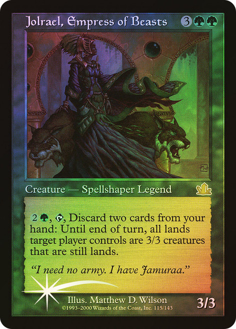 Jolrael, Empress of Beasts\nProphecy\nSingle\nMagic The Gathering