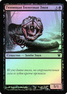 Rotting Fensnake
Innistrad (Foil) - Russian
Single
Magic The Gathering