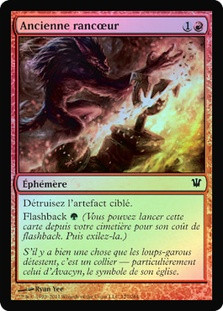 Ancient Grudge
Innistrad (Foil) - French
Single
Magic The Gathering