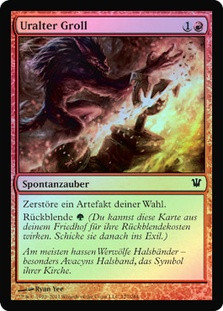 Ancient Grudge
Innistrad (Foil) - German
Single
Magic The Gathering