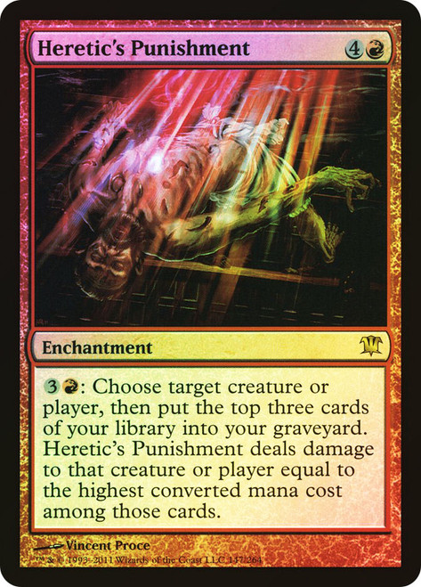 Heretic's Punishment\nInnistrad\nSingle\nMagic The Gathering