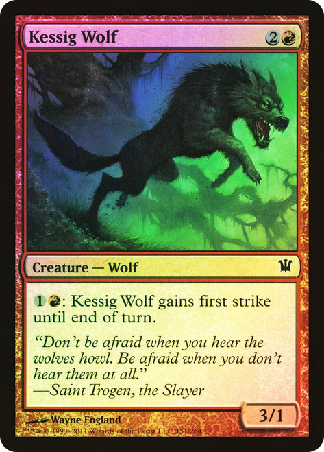 Kessig Wolf\nInnistrad\nSingle\nMagic The Gathering