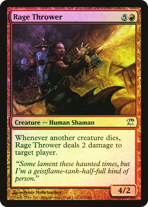 Rage Thrower\nInnistrad\nSingle\nMagic The Gathering