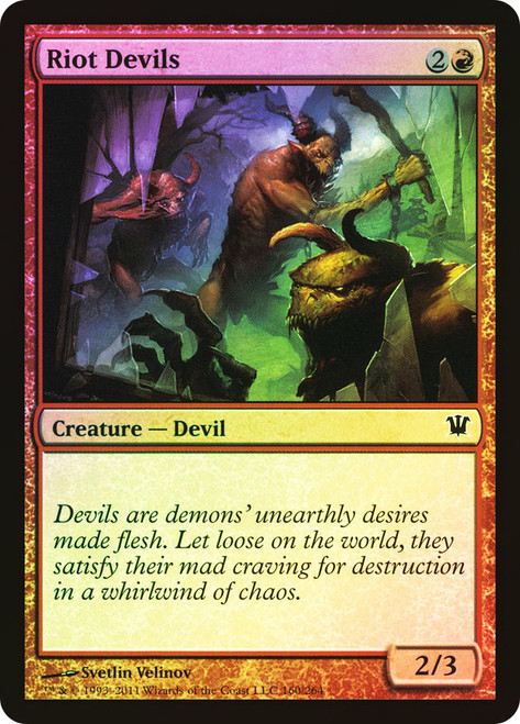 Riot Devils\nInnistrad\nSingle\nMagic The Gathering