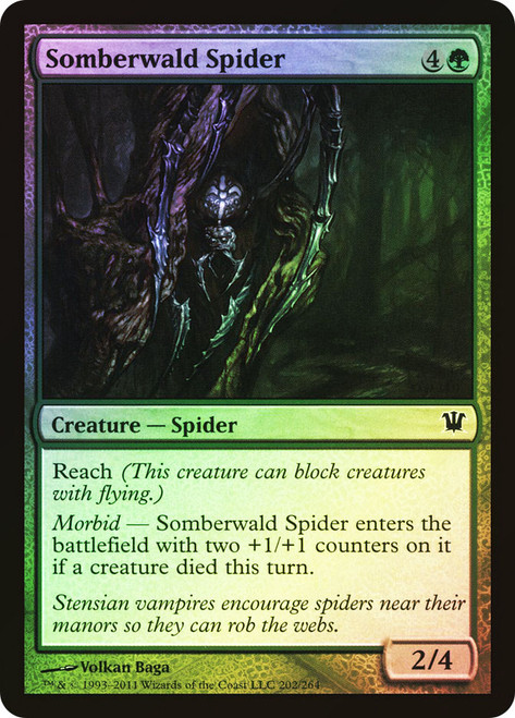 Somberwald Spider\nInnistrad\nSingle\nMagic The Gathering