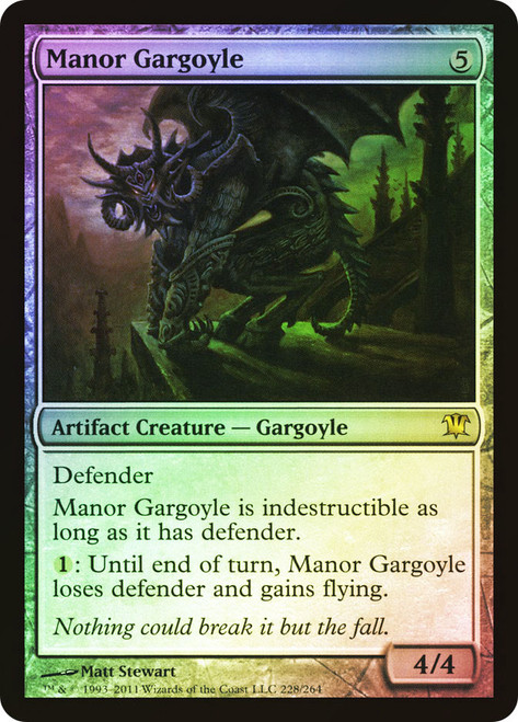 Manor Gargoyle\nInnistrad\nSingle\nMagic The Gathering