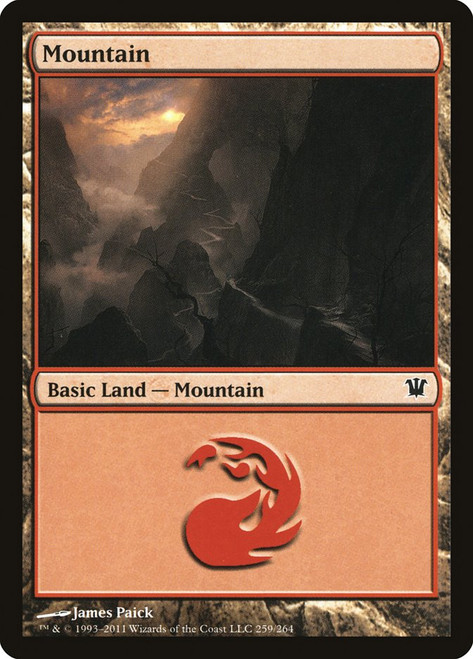 Mountain (#259)\nInnistrad\nSingle\nMagic The Gathering