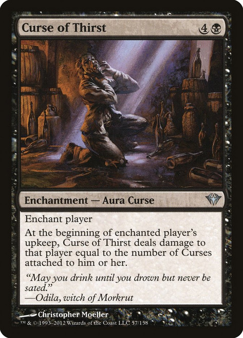 Curse of Thirst\nDark Ascension\nSingle\nMagic The Gathering