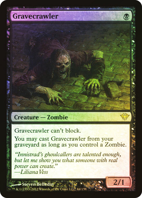 Gravecrawler\nDark Ascension\nSingle\nMagic The Gathering