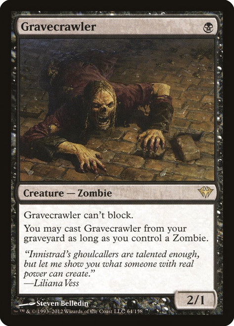 Gravecrawler\nDark Ascension\nSingle\nMagic The Gathering