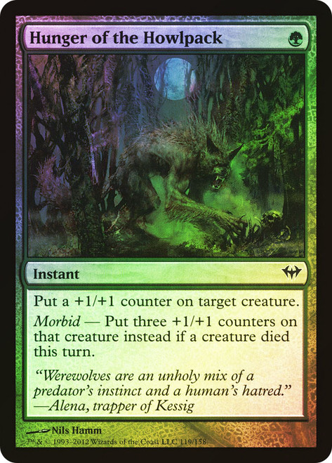 Hunger of the Howlpack\nDark Ascension\nSingle\nMagic The Gathering
