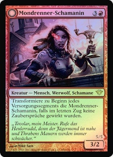 Mondronen Shaman // Tovolar's Magehunter
Dark Ascension - German
Single
Magic The Gathering