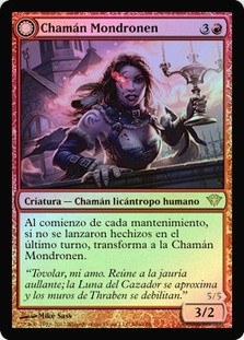 Mondronen Shaman // Tovolar's Magehunter
Dark Ascension - Spanish
Single
Magic The Gathering