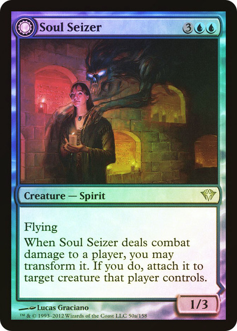 Soul Seizer // Ghastly Haunting\nDark Ascension\nSingle\nMagic The Gathering