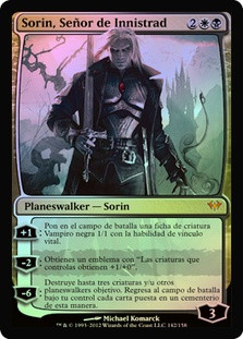 Sorin, Lord of Innistrad
Dark Ascension (Foil) - Spanish
Single
Magic The Gathering
