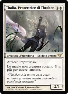 Thalia, Guardian of Thraben
Dark Ascension - Italian
Single
Magic The Gathering