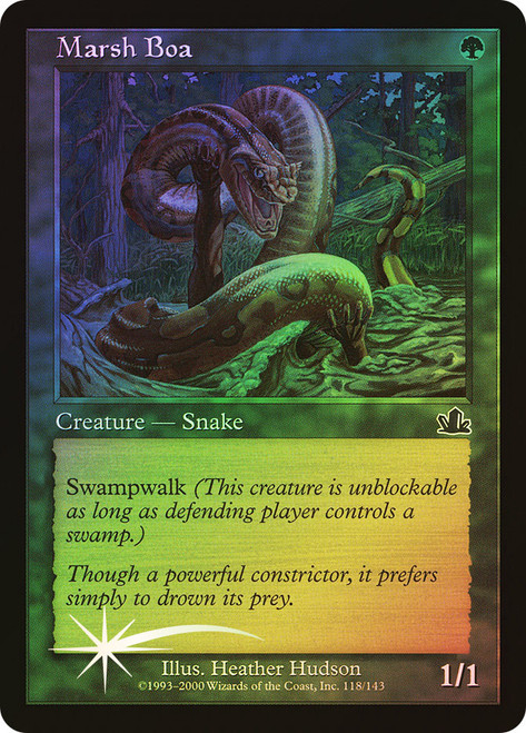 Marsh Boa\nProphecy\nSingle\nMagic The Gathering