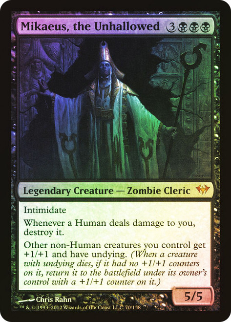 Mikaeus, the Unhallowed\nDark Ascension\nSingle\nMagic The Gathering