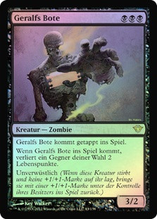 Geralf's Messenger
Dark Ascension (Foil) - German
Single
Magic The Gathering