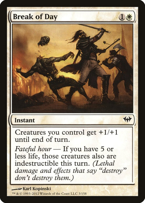 Break of Day\nDark Ascension\nSingle\nMagic The Gathering