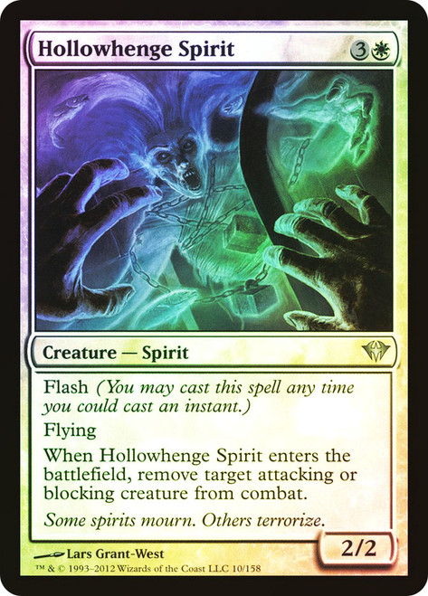 Hollowhenge Spirit\nDark Ascension\nSingle\nMagic The Gathering