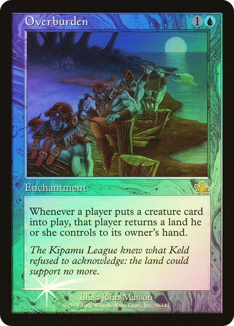Overburden\nProphecy\nSingle\nMagic The Gathering