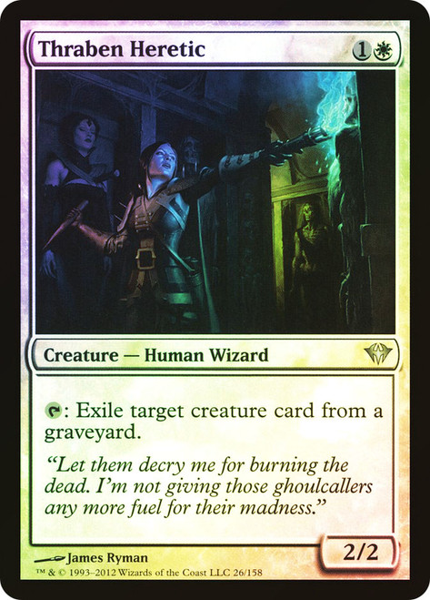 Thraben Heretic\nDark Ascension\nSingle\nMagic The Gathering