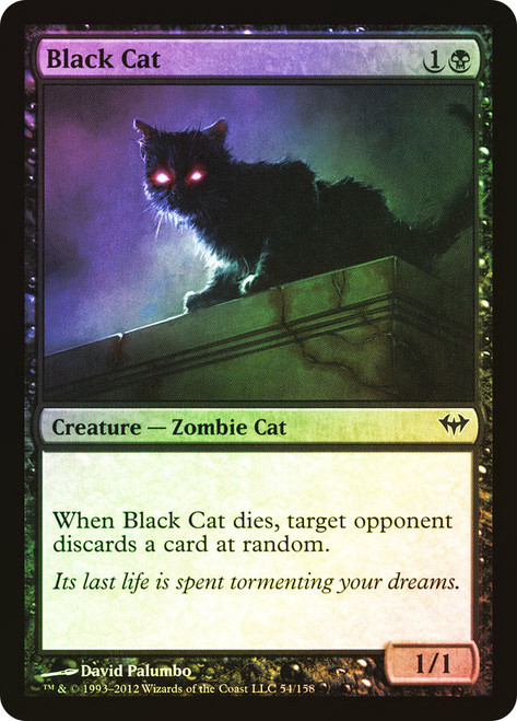 Black Cat\nDark Ascension\nSingle\nMagic The Gathering