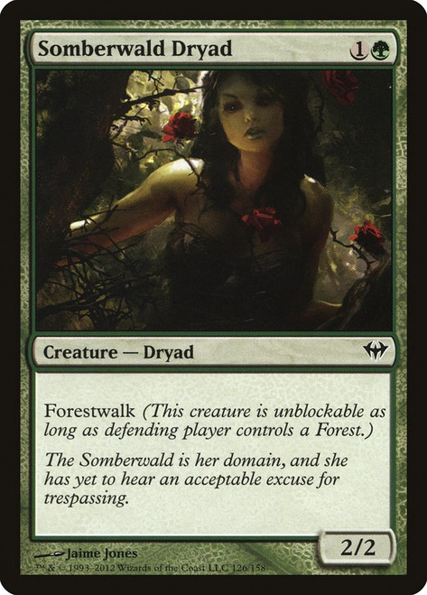 Somberwald Dryad\nDark Ascension\nSingle\nMagic The Gathering