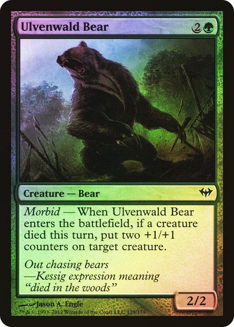 Ulvenwald Bear\nDark Ascension\nSingle\nMagic The Gathering