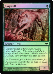 Young Wolf
Dark Ascension (Foil) - German
Single
Magic The Gathering