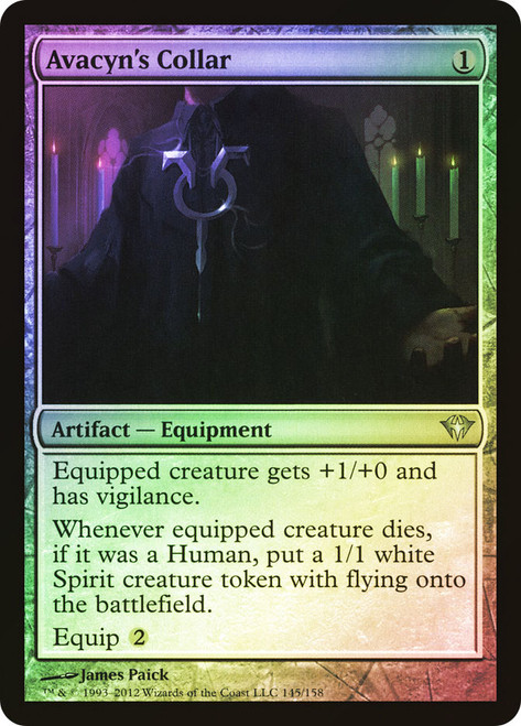 Avacyn's Collar\nDark Ascension\nSingle\nMagic The Gathering